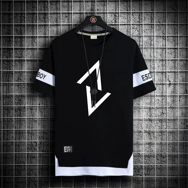 2022 New Men&#39;s T Shirts Japan Fashion Summer Streetwear Print T Shirt Casual Men Clothing Harajuku Short Sleeve Tops Tees Men