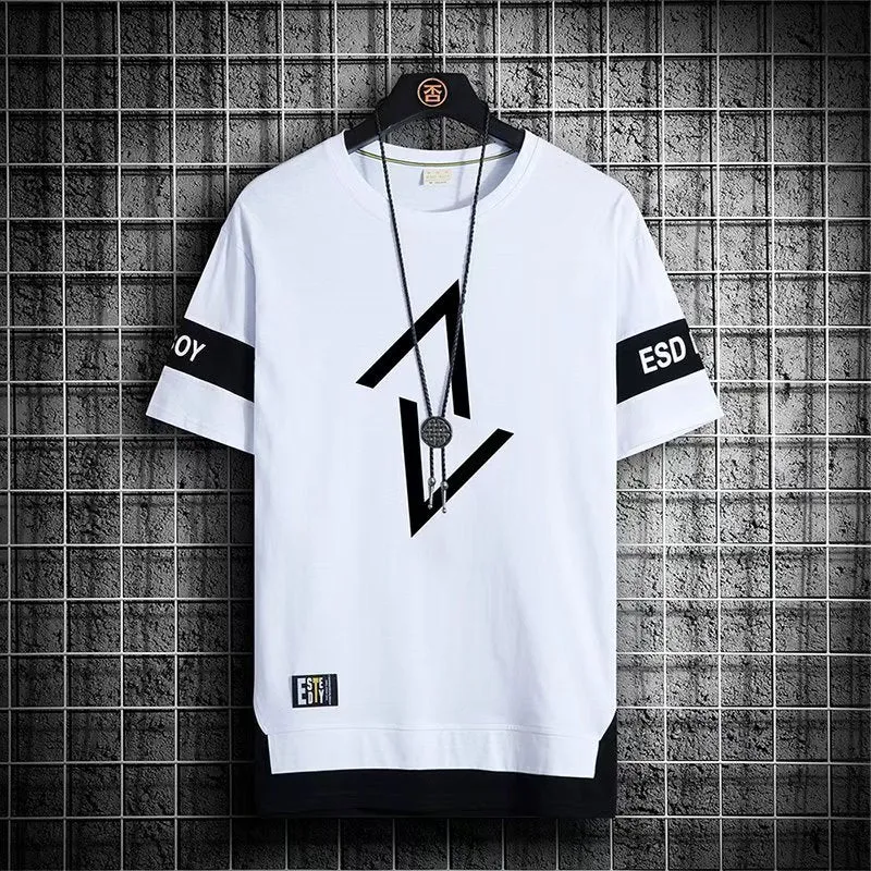 2022 New Men&#39;s T Shirts Japan Fashion Summer Streetwear Print T Shirt Casual Men Clothing Harajuku Short Sleeve Tops Tees Men