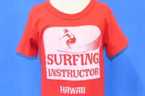 70s Hawaii Surfing Instructor Island Surf t-shirt Youth Medium
