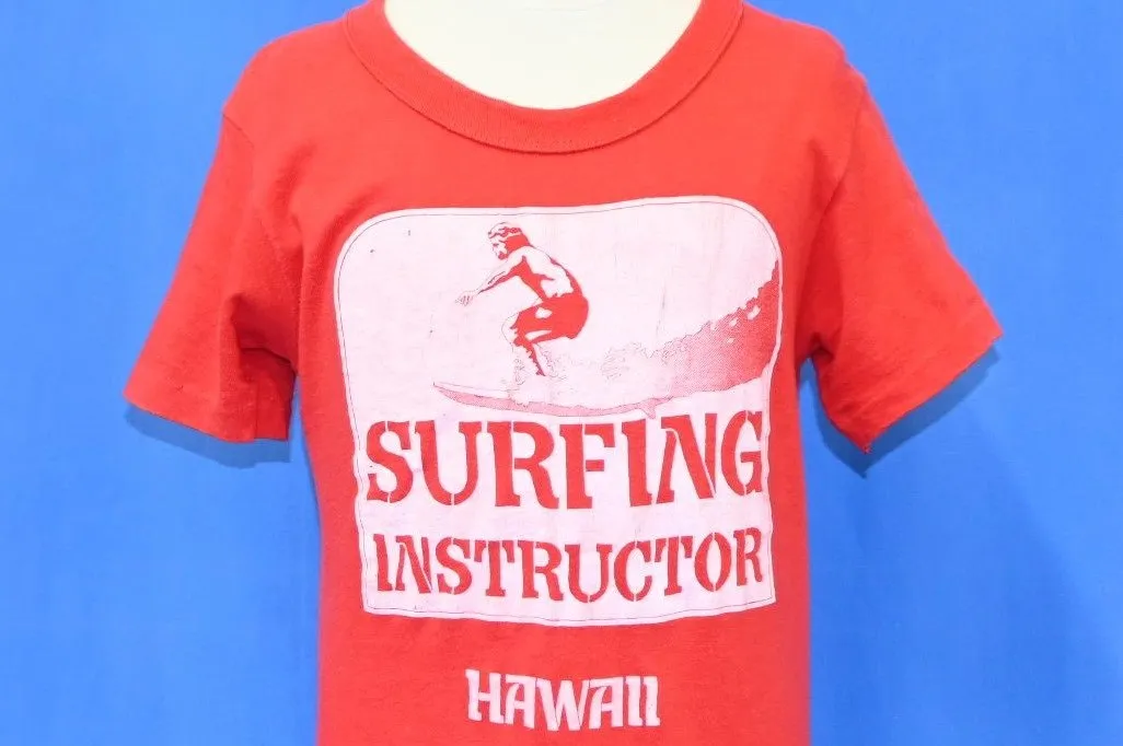 70s Hawaii Surfing Instructor Island Surf t-shirt Youth Medium