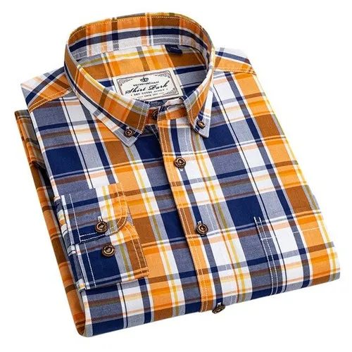 Aoliwen Brand Spring and Autumn men fashion casual long sleeve