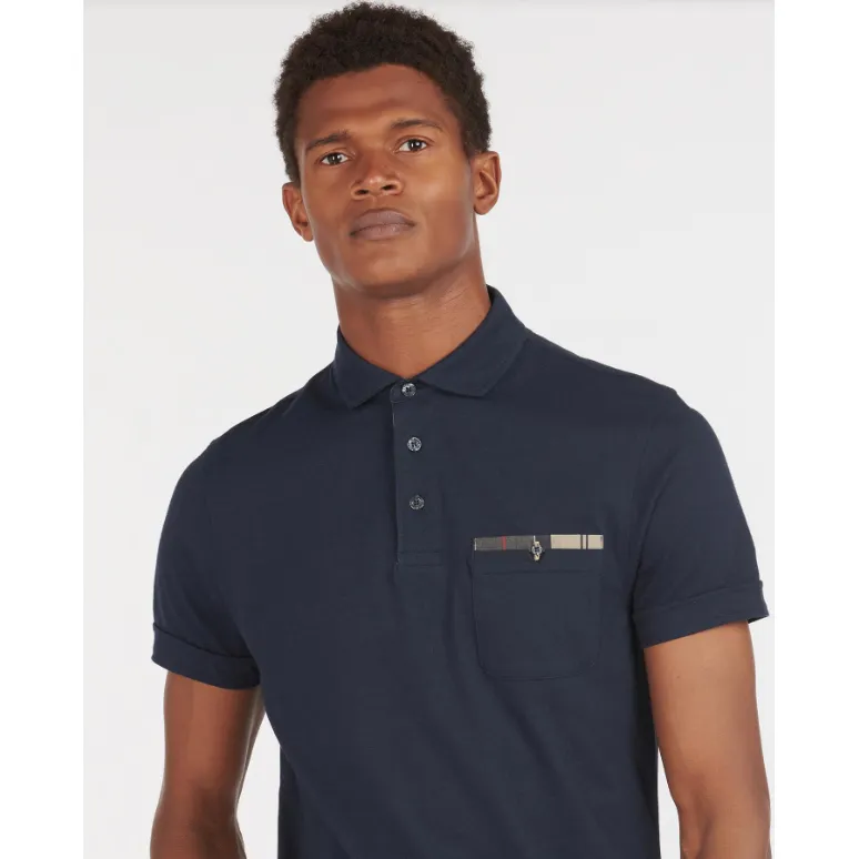 Barbour Mens Corpatch Polo Navy