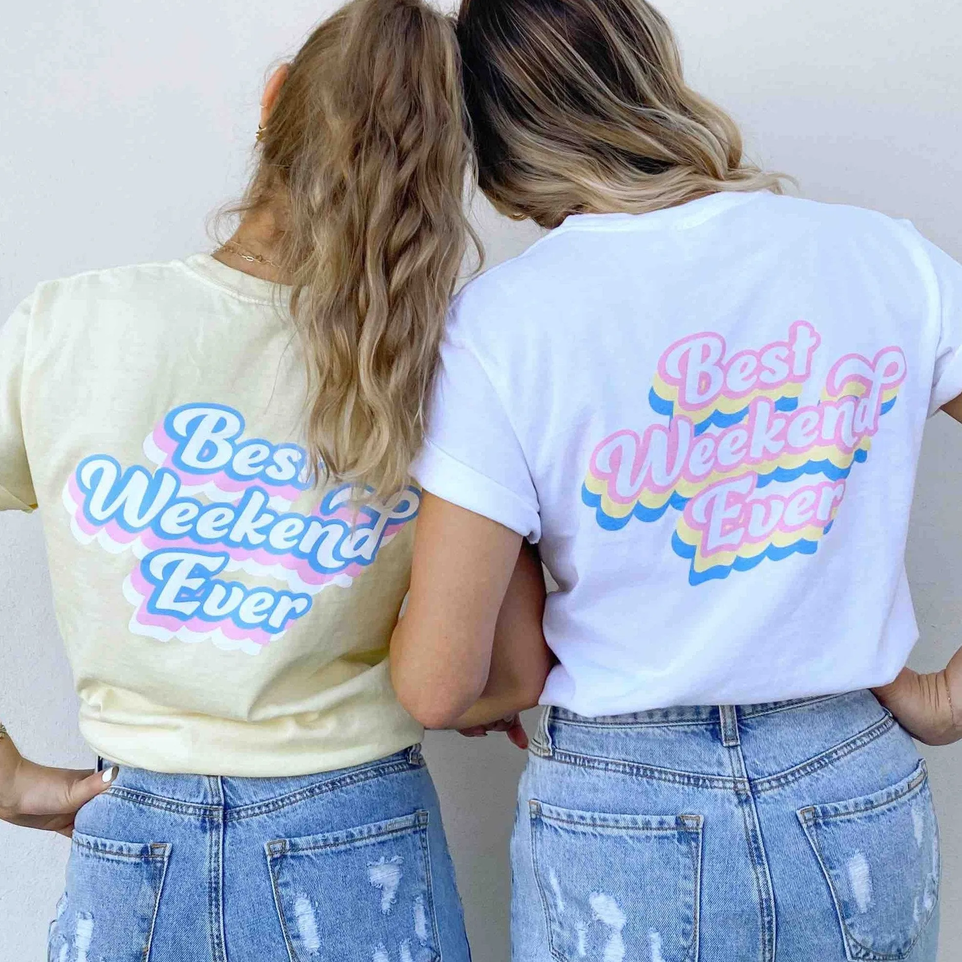 Best Weekend Ever Pocket Tees