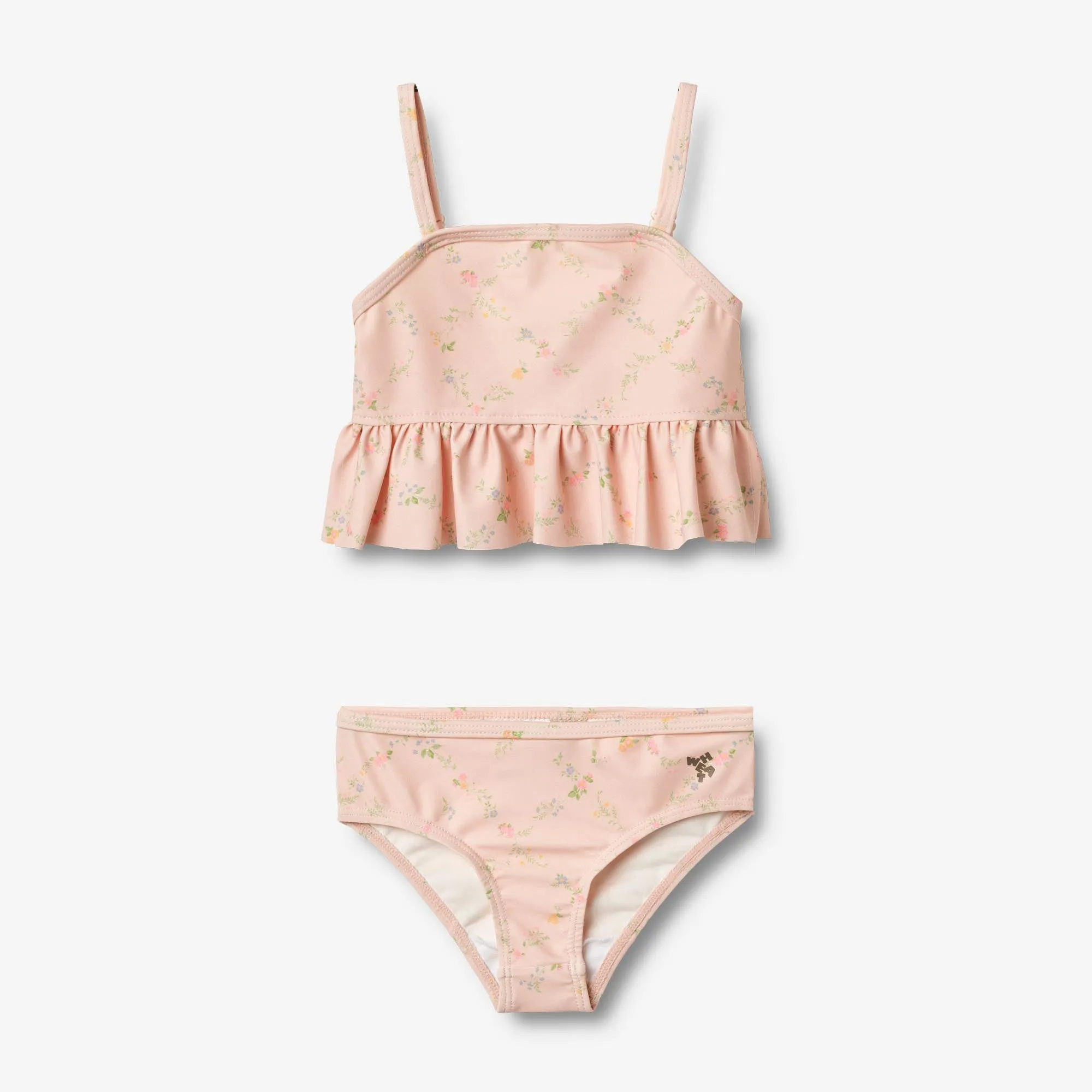 Bikini Lærke - powder checked flowers