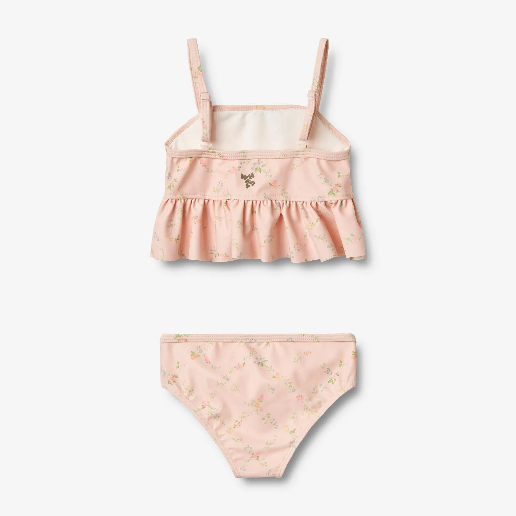 Bikini Lærke - powder checked flowers