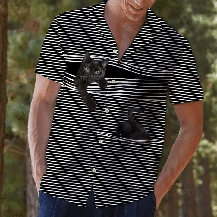 Black Cat Line Hawaiian Shirt TV056098