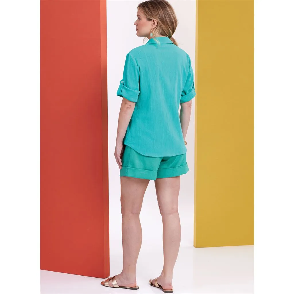 Butterick Pattern B6946 Misses' Shirts and Shorts