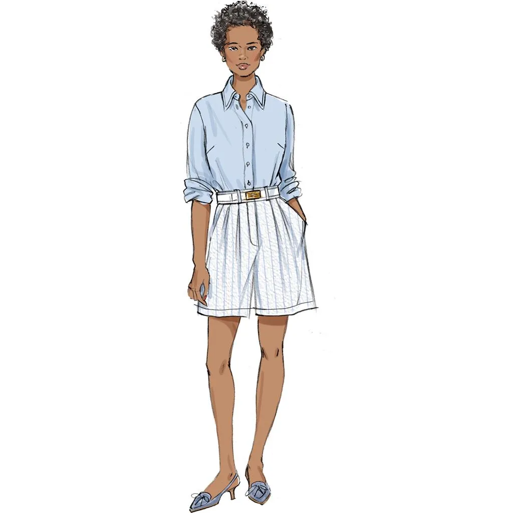Butterick Pattern B6946 Misses' Shirts and Shorts