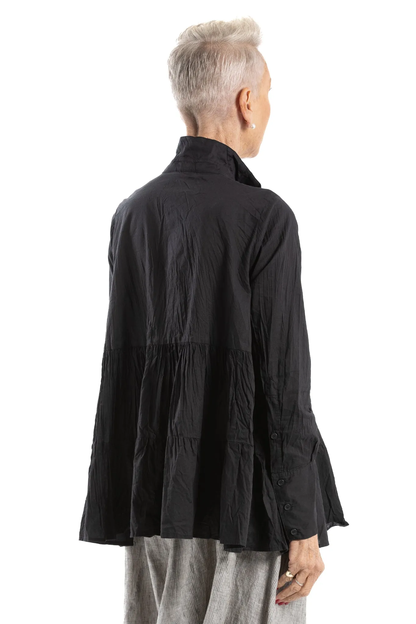 CARLY RUFFLE SHIRT CC