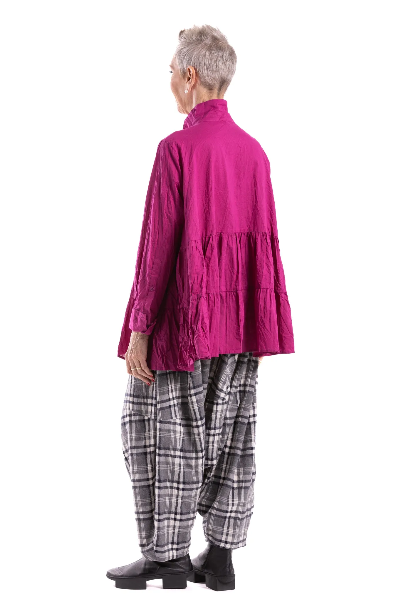 CARLY RUFFLE SHIRT CC