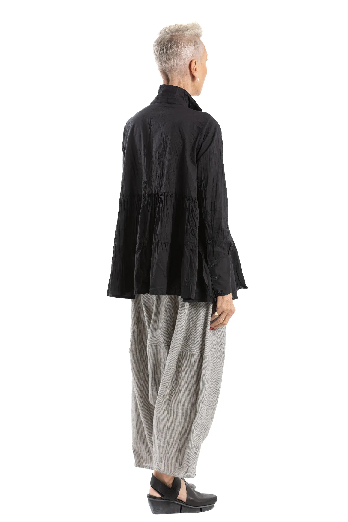 CARLY RUFFLE SHIRT CC