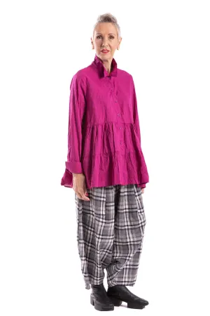 CARLY RUFFLE SHIRT CC