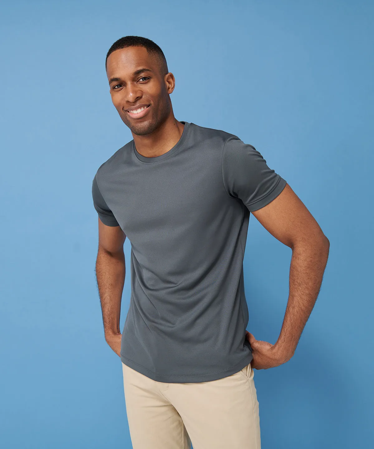 Charcoal - Hi Cool performance t-shirt