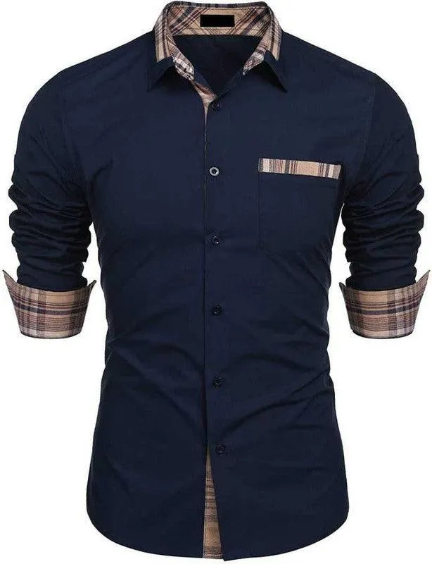 Chq design black shirt