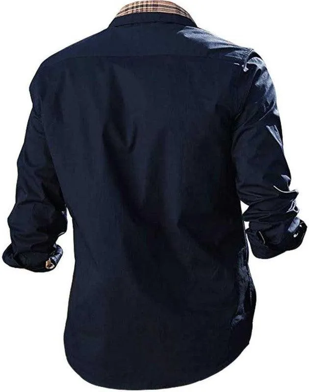 Chq design black shirt