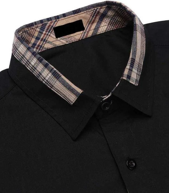 Chq design black shirt