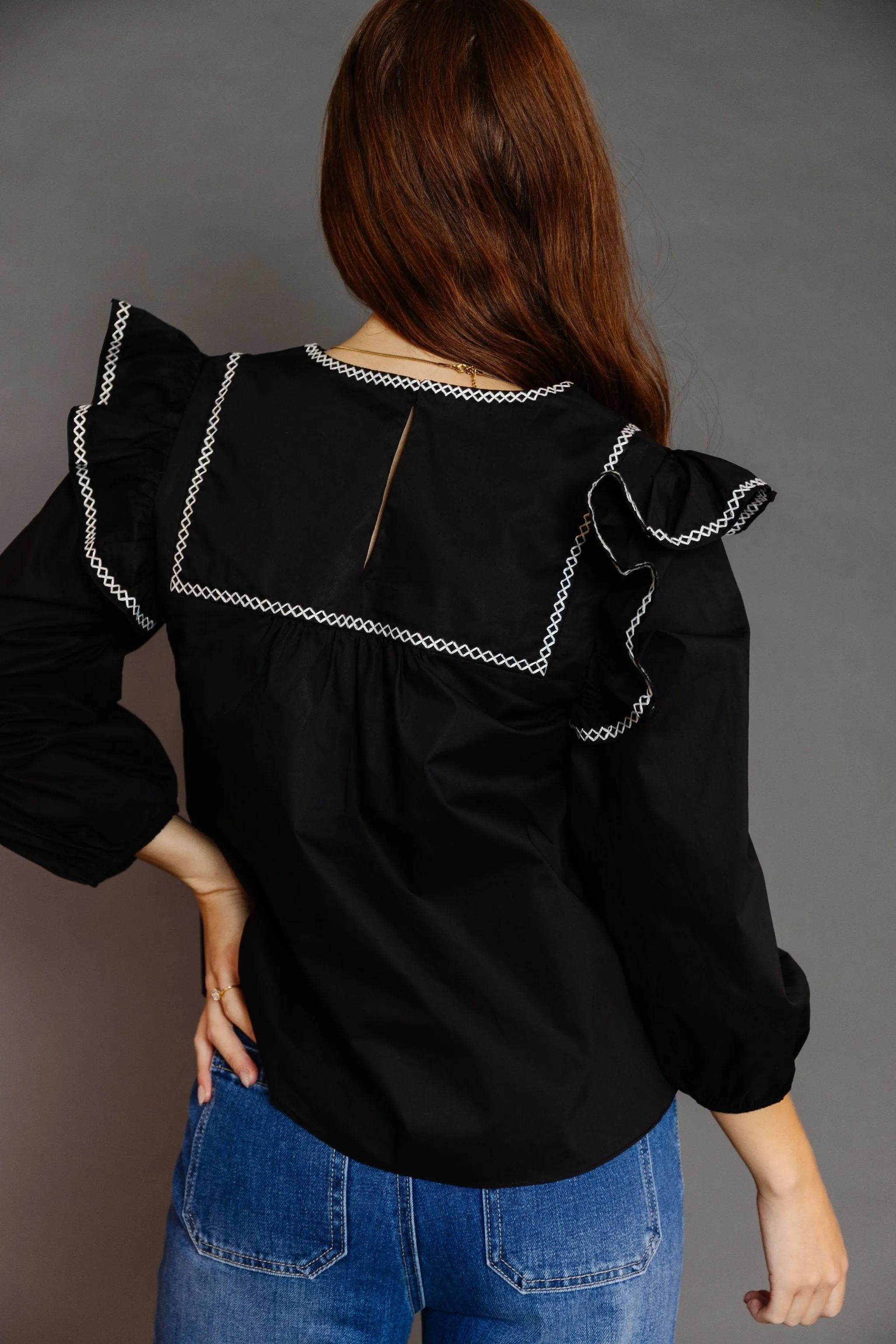 Covington Blouse in Black