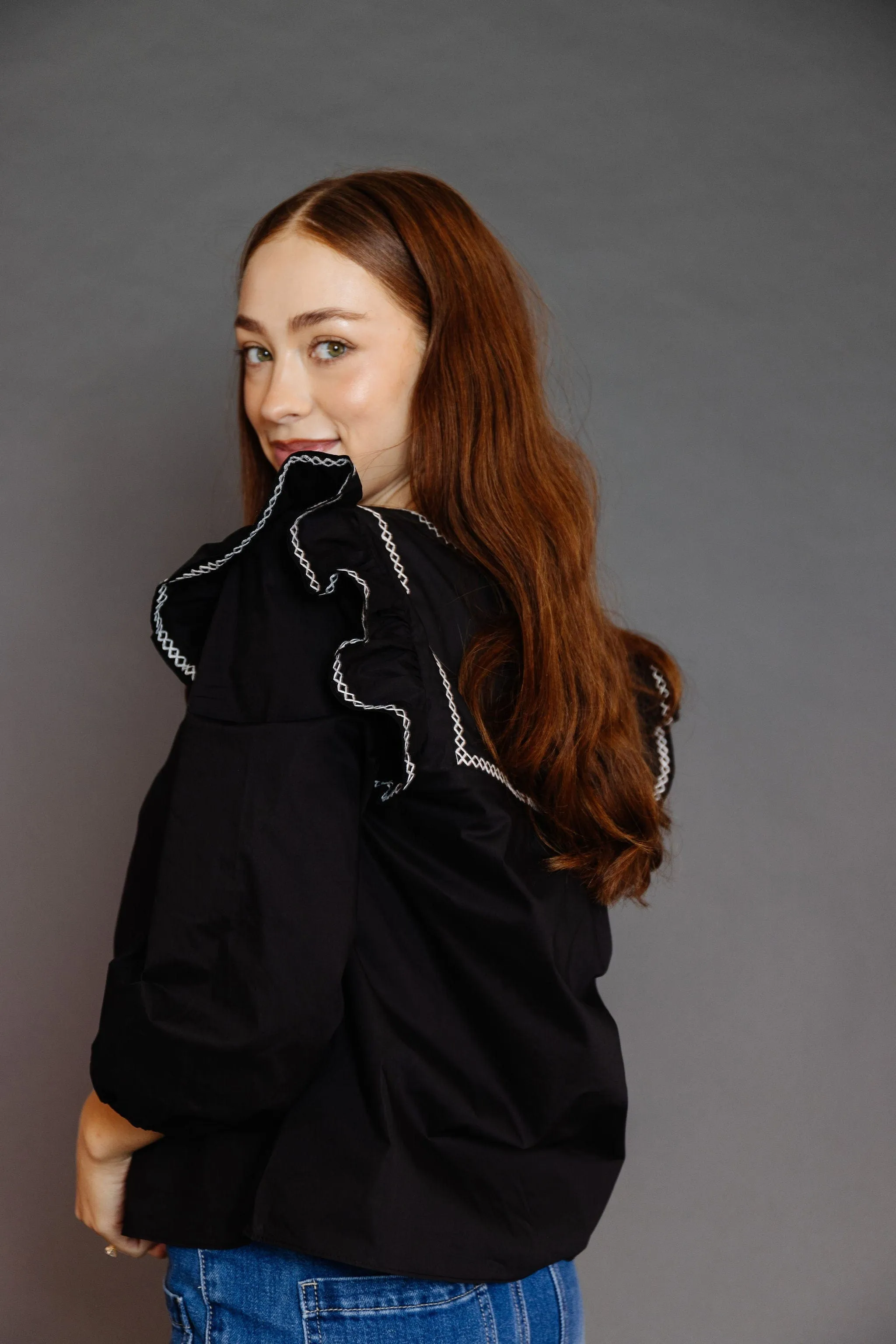 Covington Blouse in Black