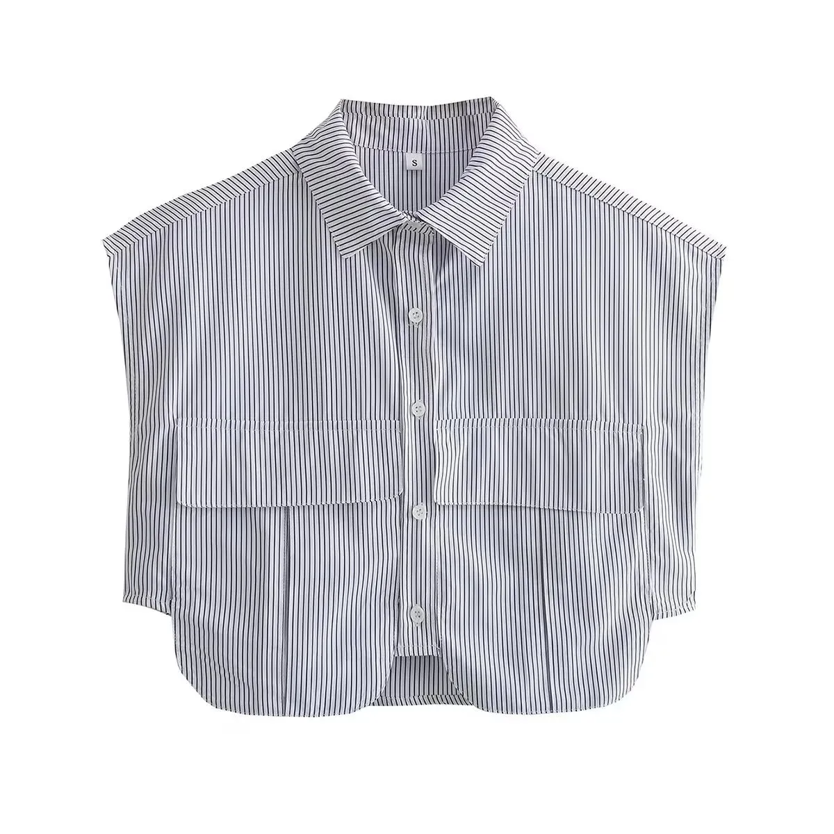 Cropped Sleeveless Shirt