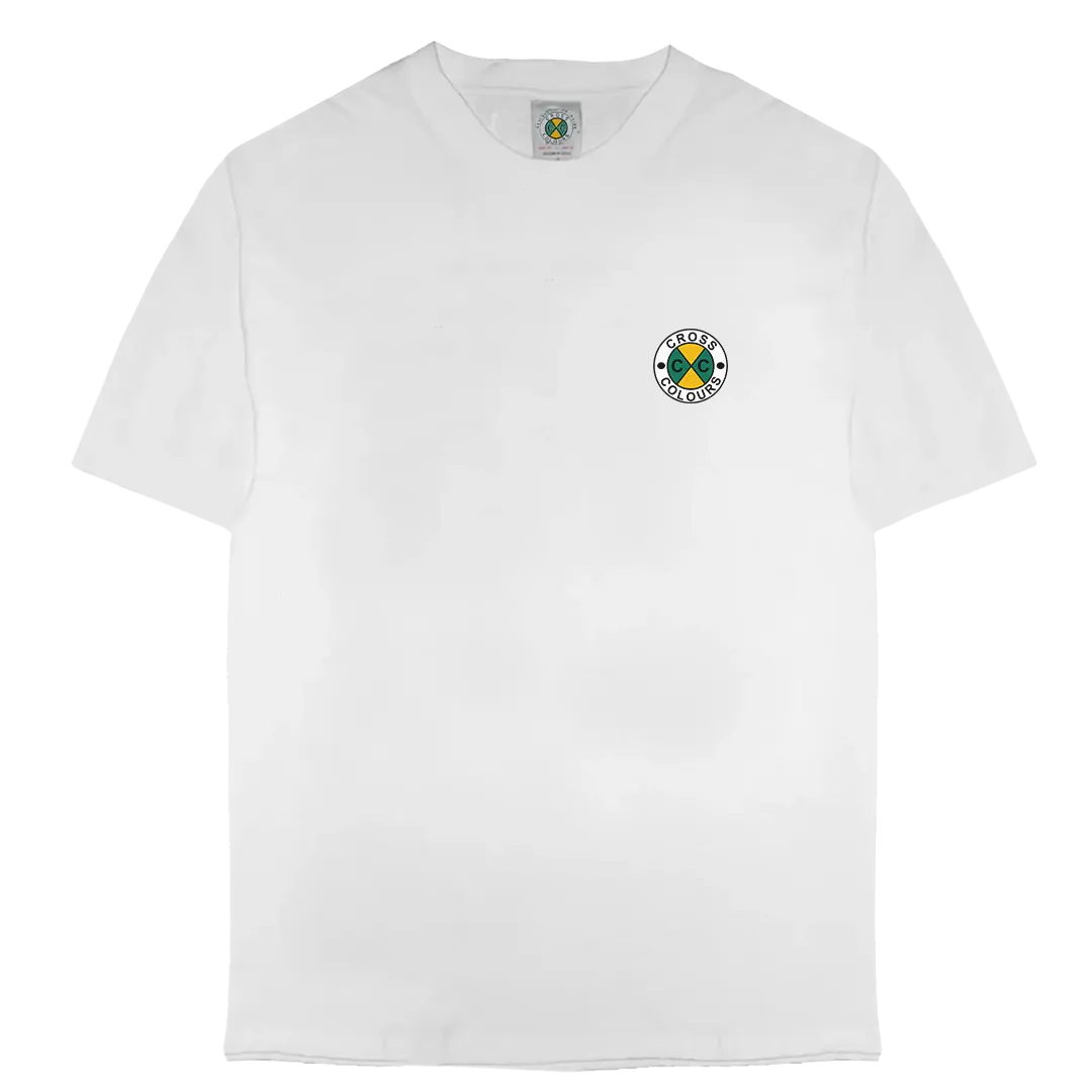 Cross Colours Circle Logo T Shirt - White