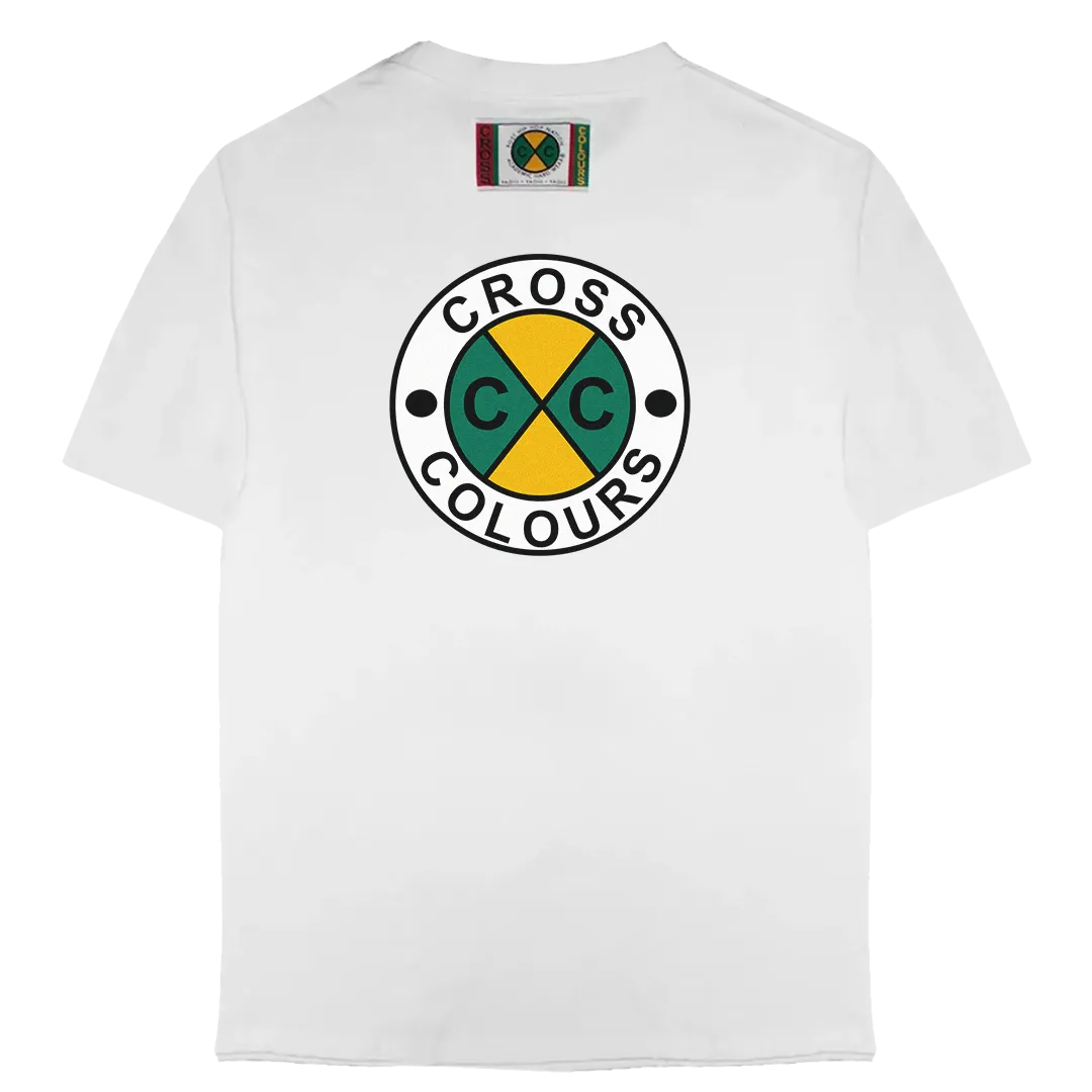 Cross Colours Circle Logo T Shirt - White