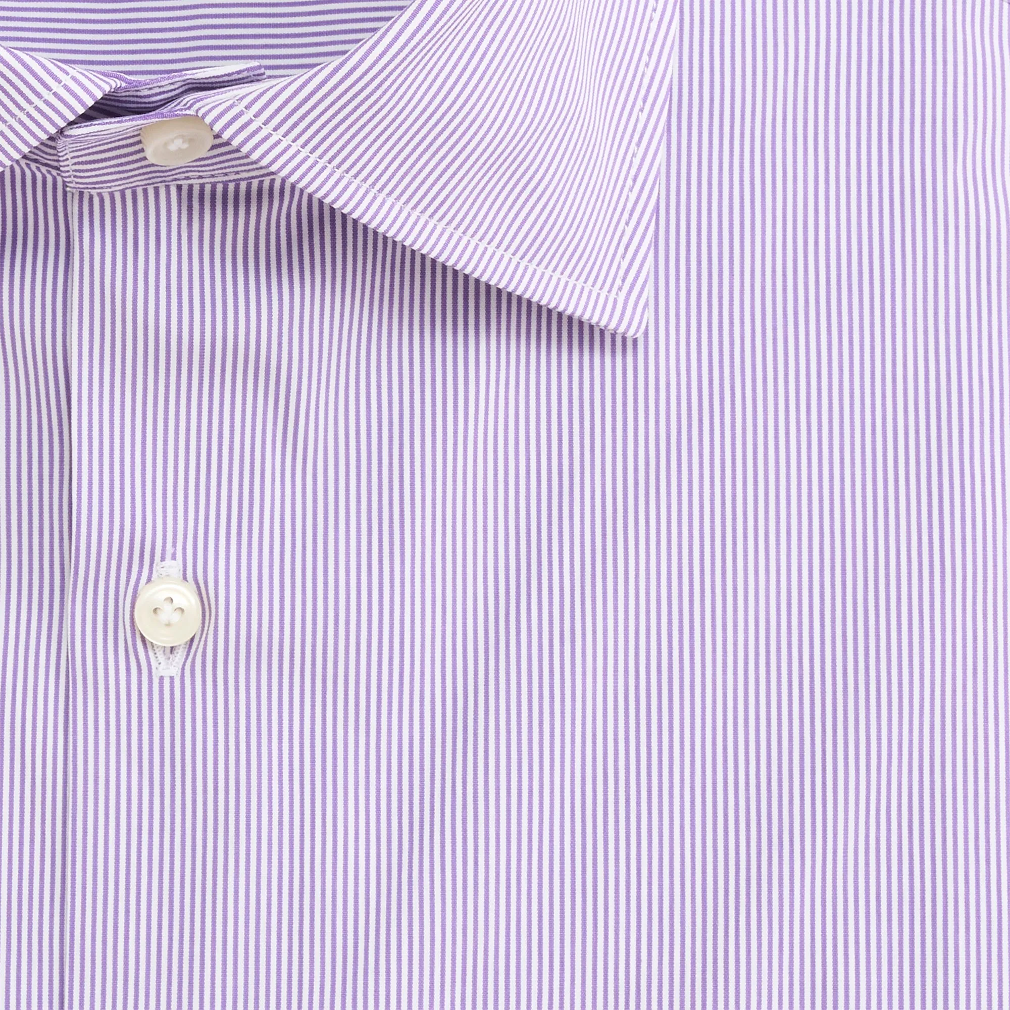 Daybreak Ticking Stripe Reserve Spread Collar - Daybreak