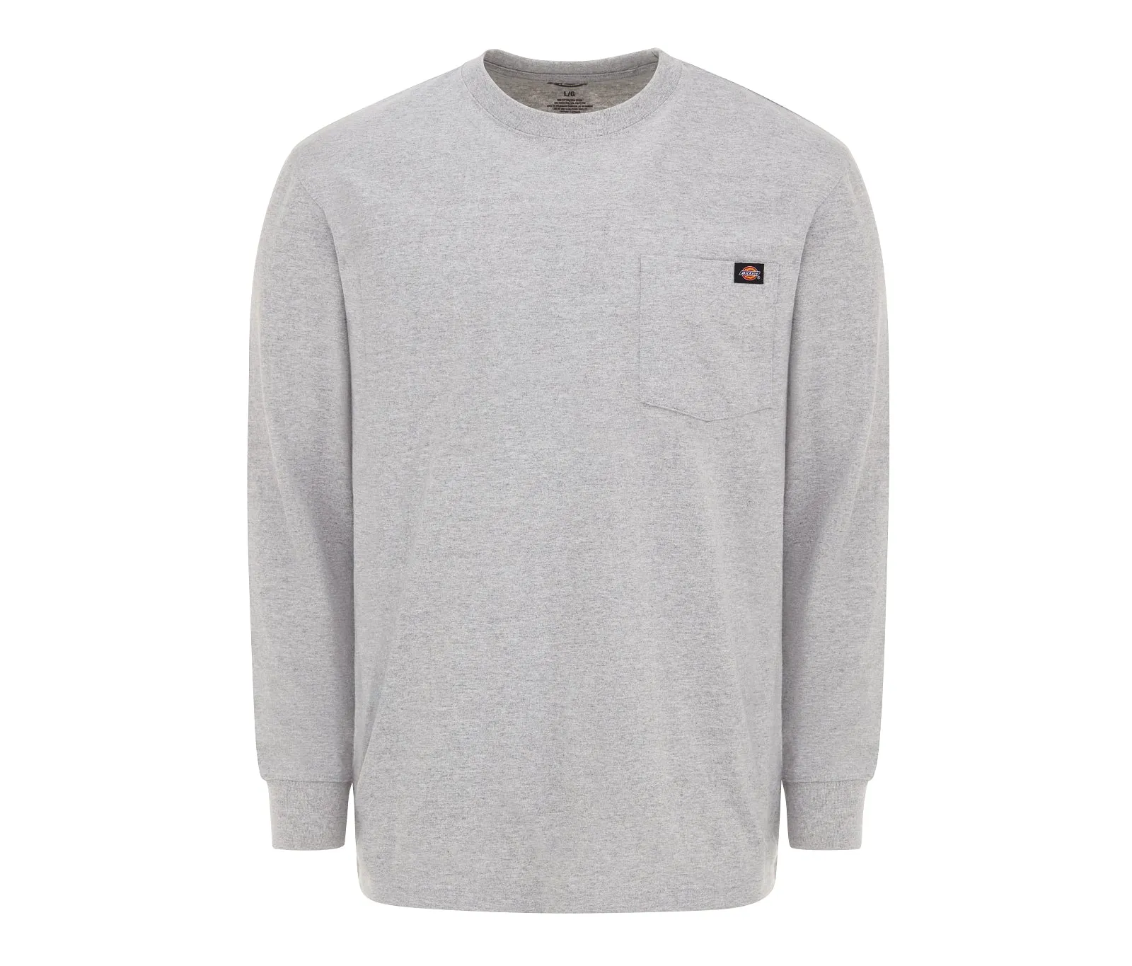Dickies Men's Long Sleeve Heavyweight Crew Neck Tee Shirt