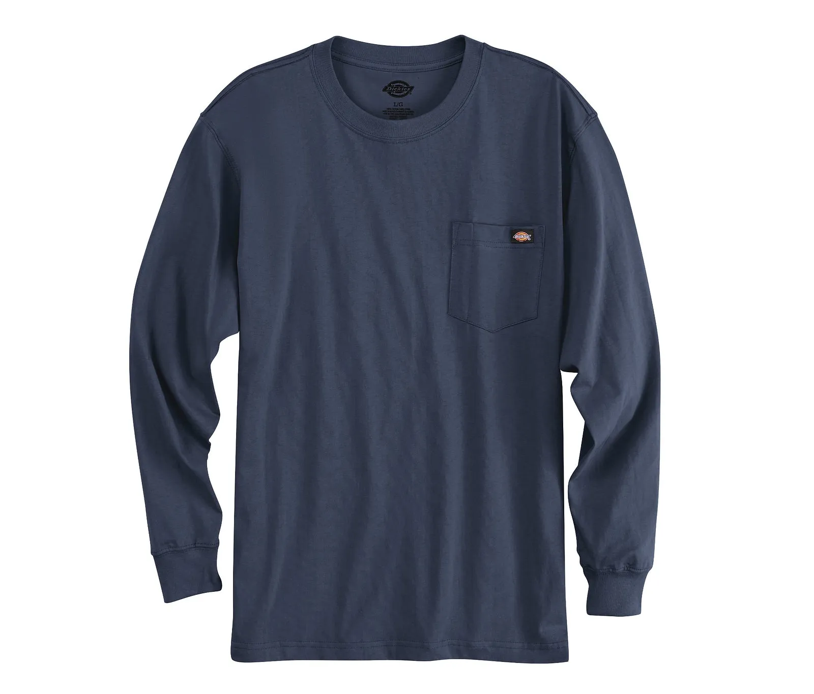 Dickies Men's Long Sleeve Heavyweight Crew Neck Tee Shirt