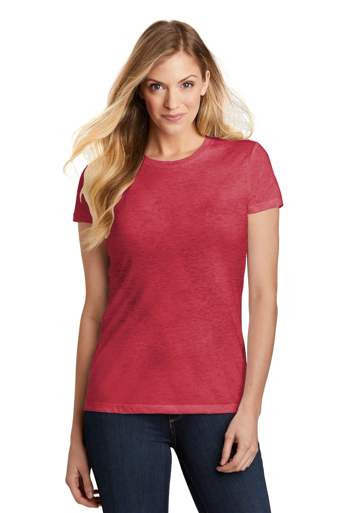 District Women's Fitted Perfect Tri Tee. DT155