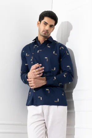 Ethnic Wrap Cut And Sew Shirt