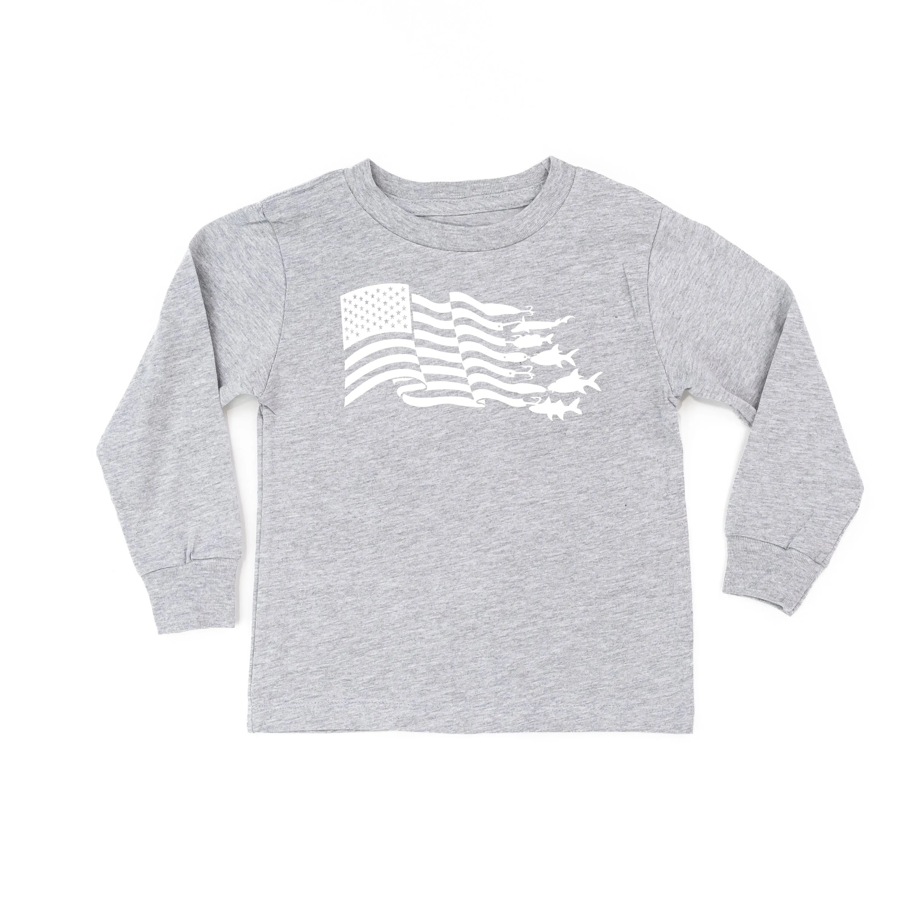 Fishing Flag - Long Sleeve Child Shirt