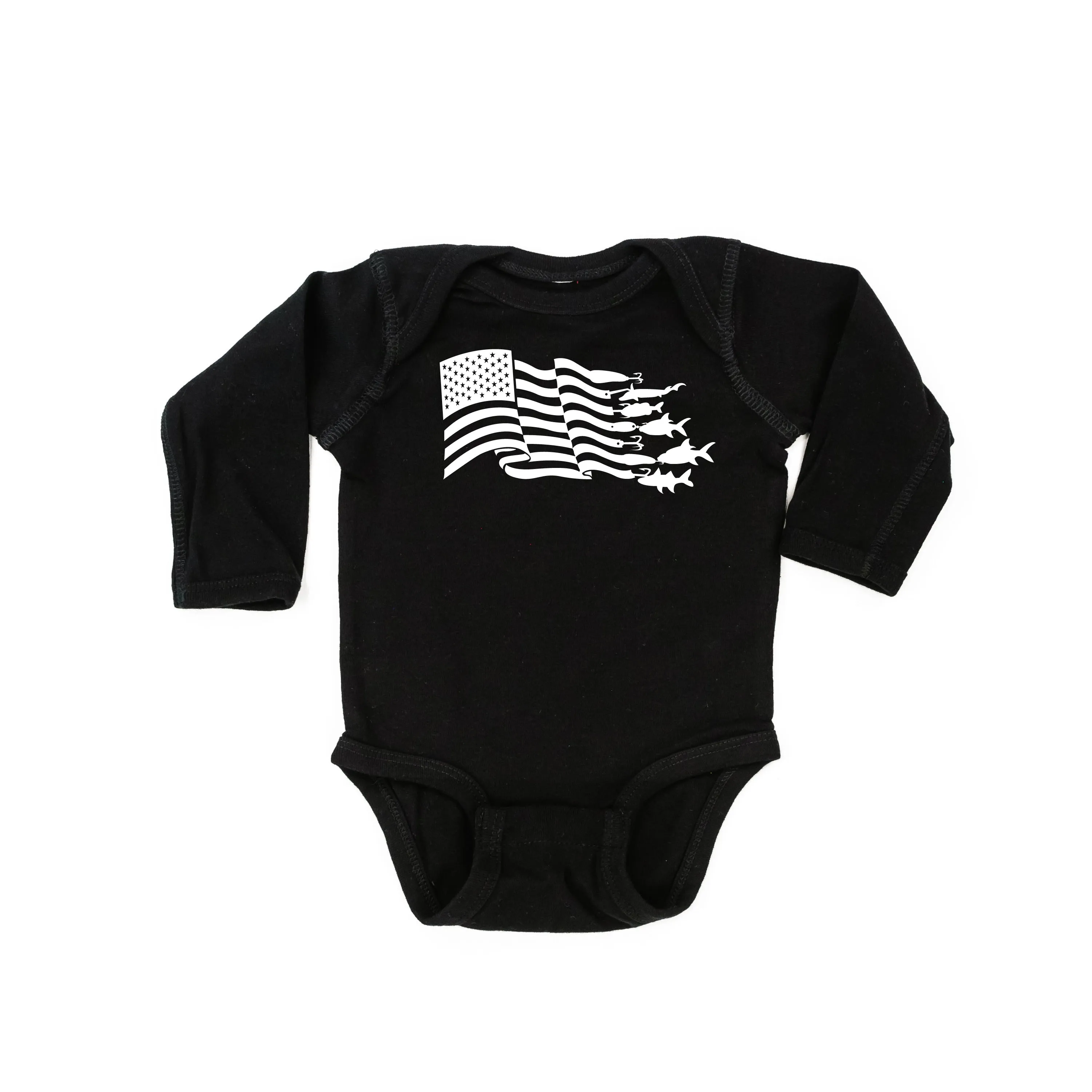 Fishing Flag - Long Sleeve Child Shirt