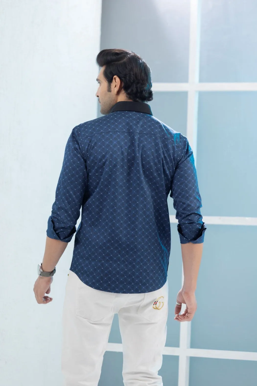 Fusion Striped Cut And Sew Shirt