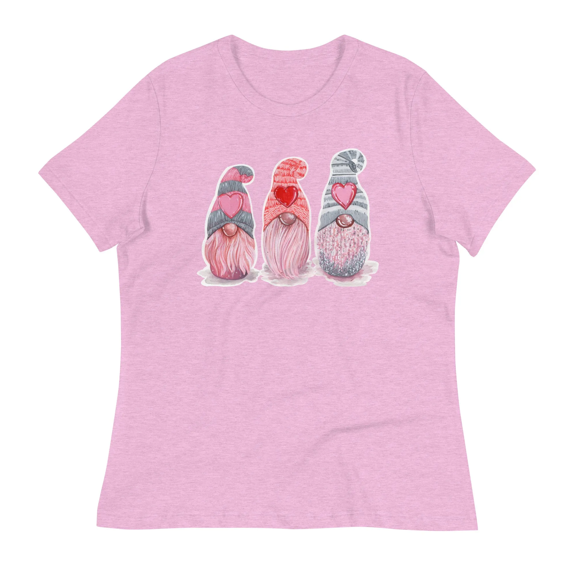 Gnome love t-shirts for women's fashion