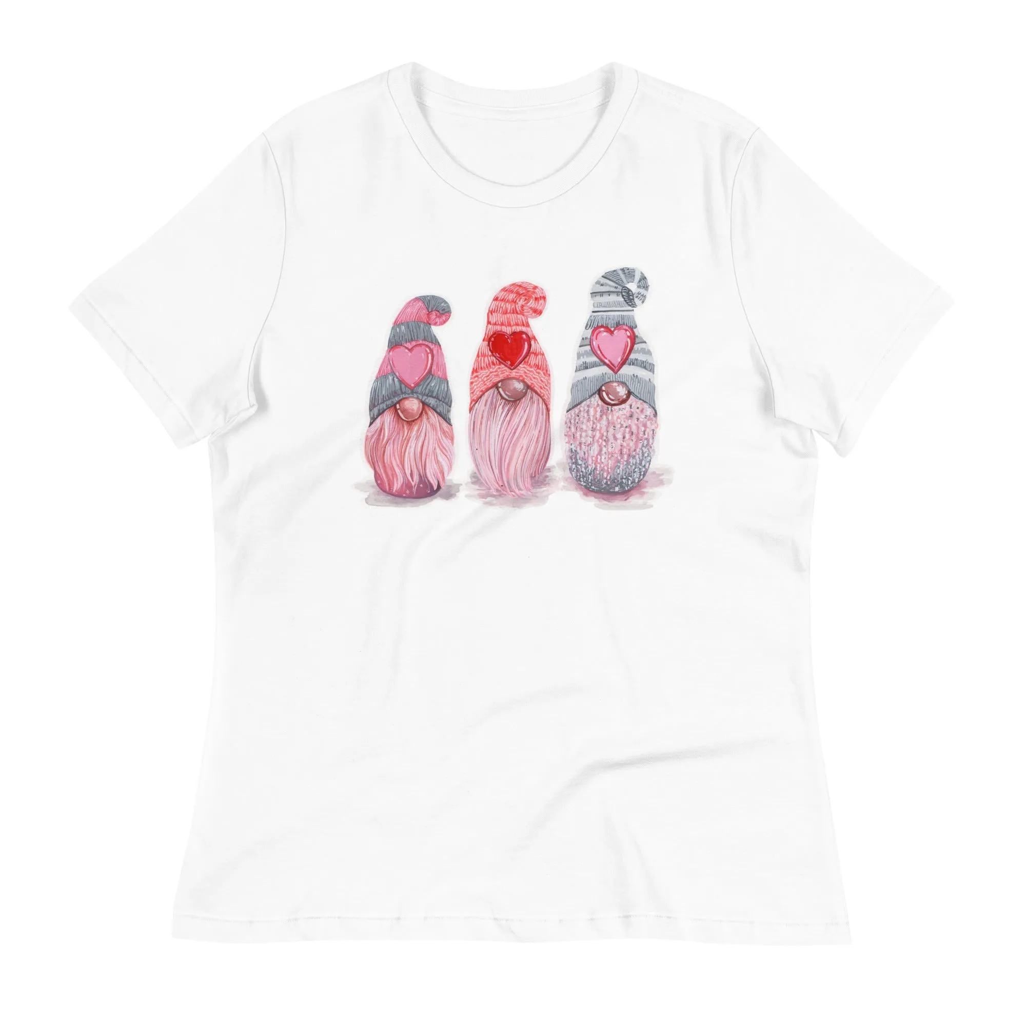 Gnome love t-shirts for women's fashion