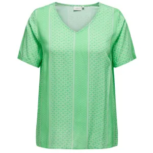 Groene v-neck top Marrakesh