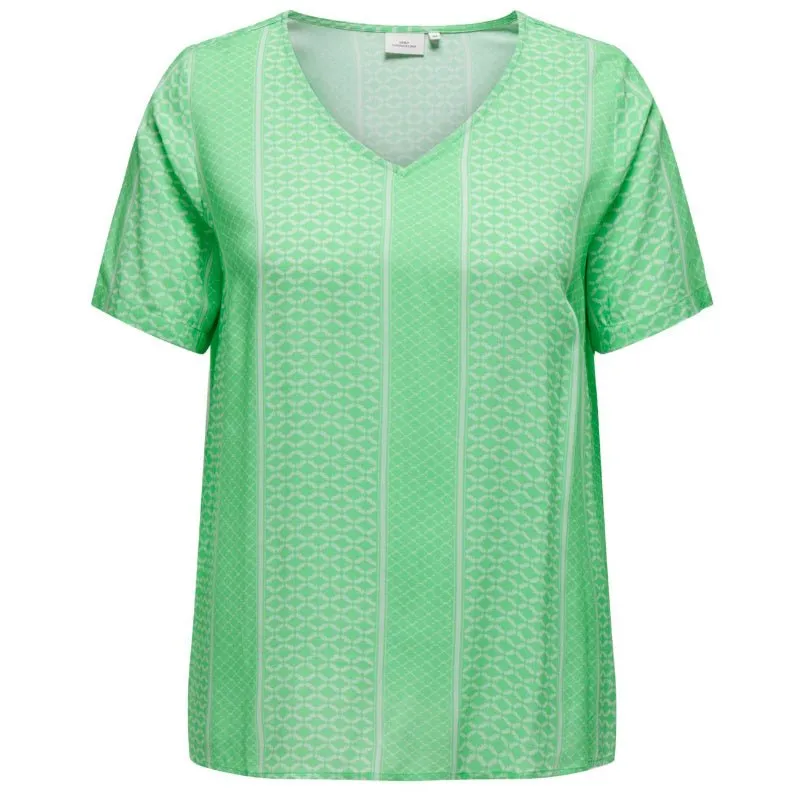 Groene v-neck top Marrakesh