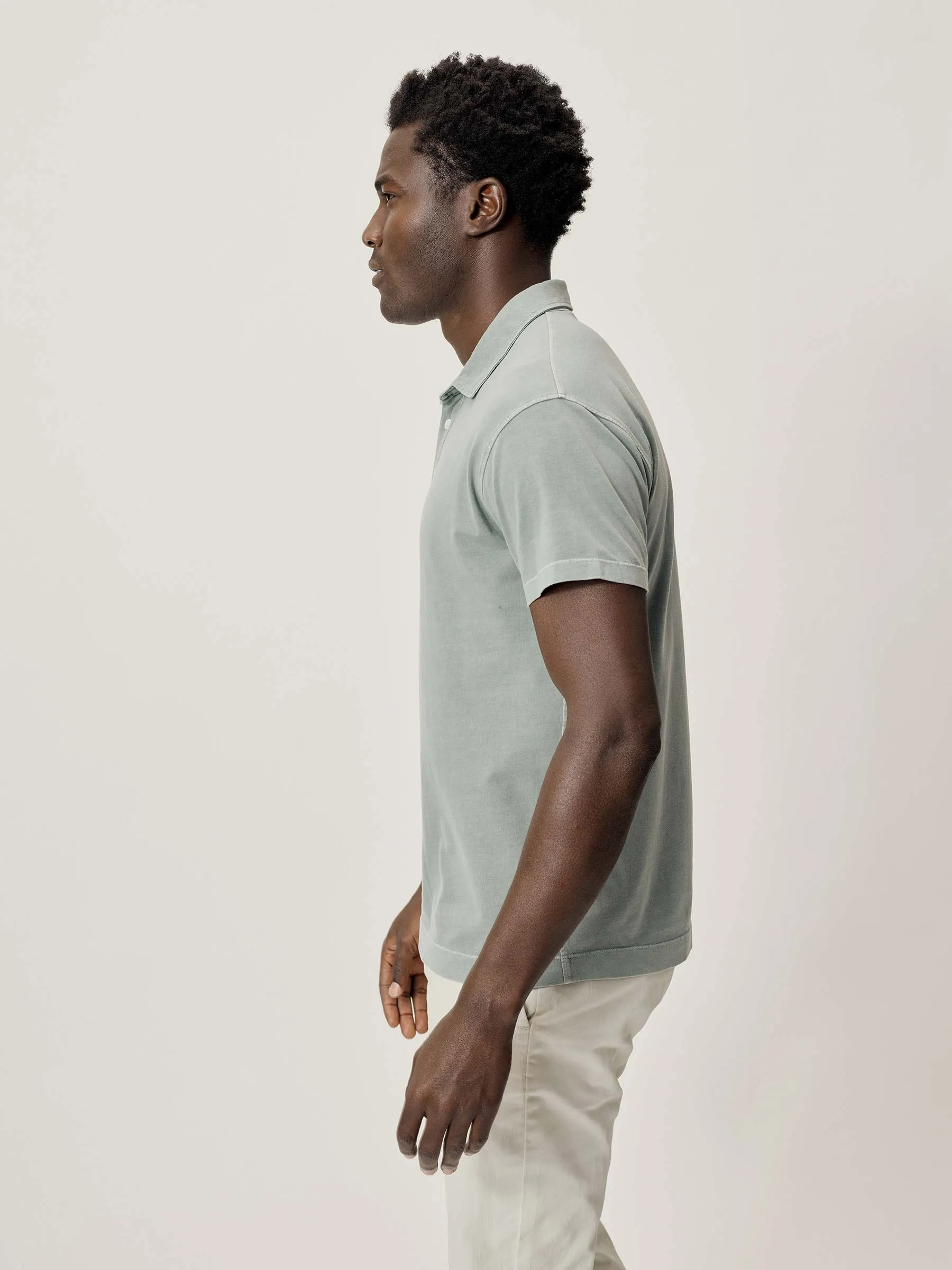 Hampton Venice Wash Sueded Cotton Polo