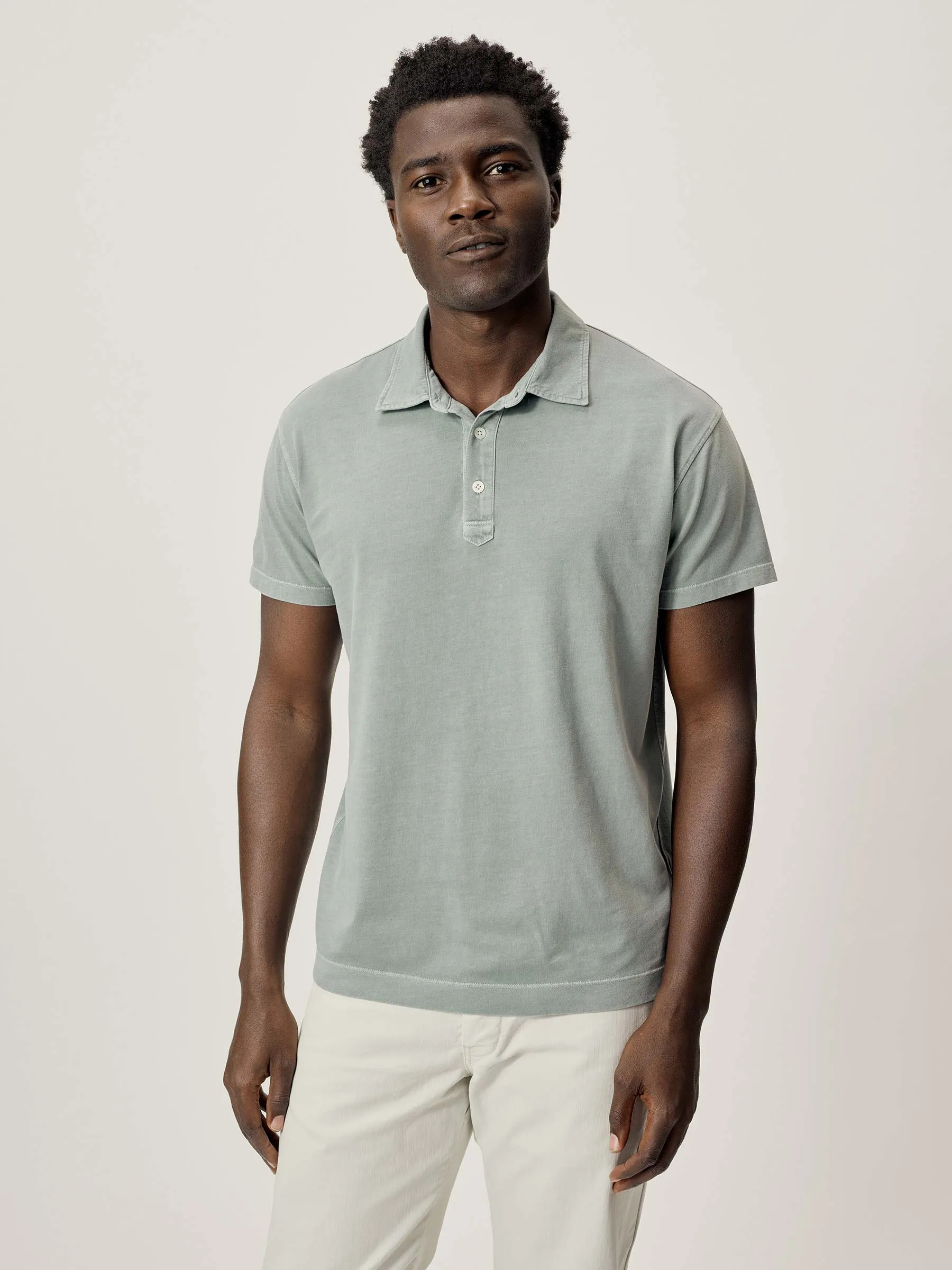 Hampton Venice Wash Sueded Cotton Polo