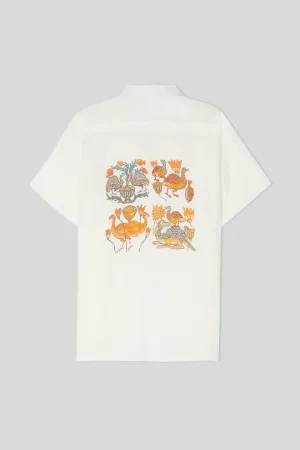 imperio linen shirt mc white
