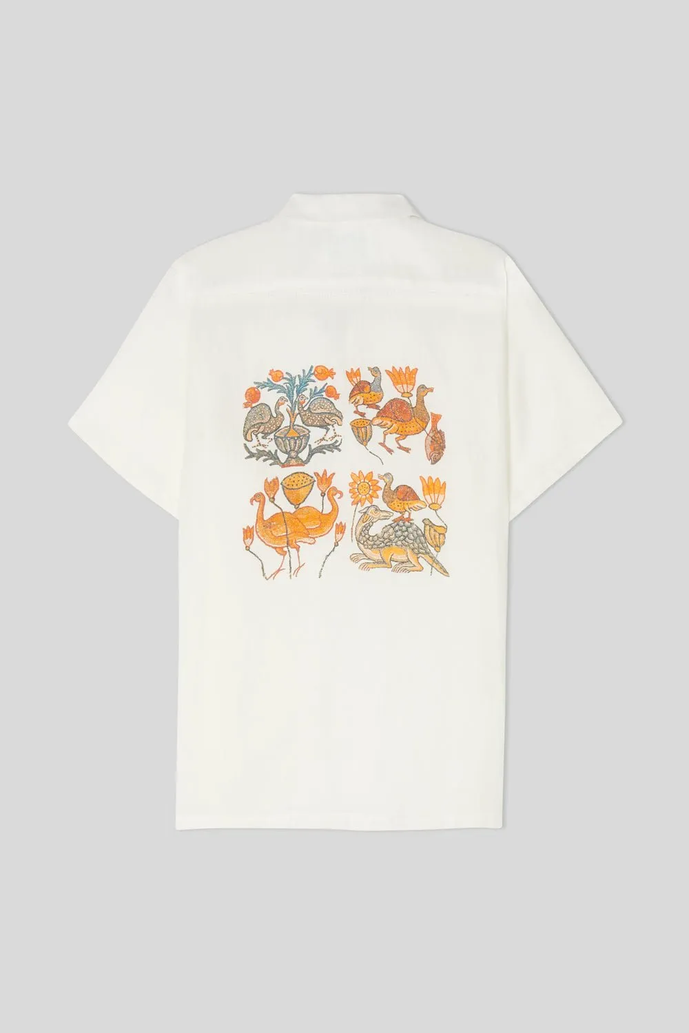 imperio linen shirt mc white
