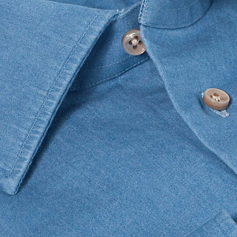 Indigo Chambray Shirt