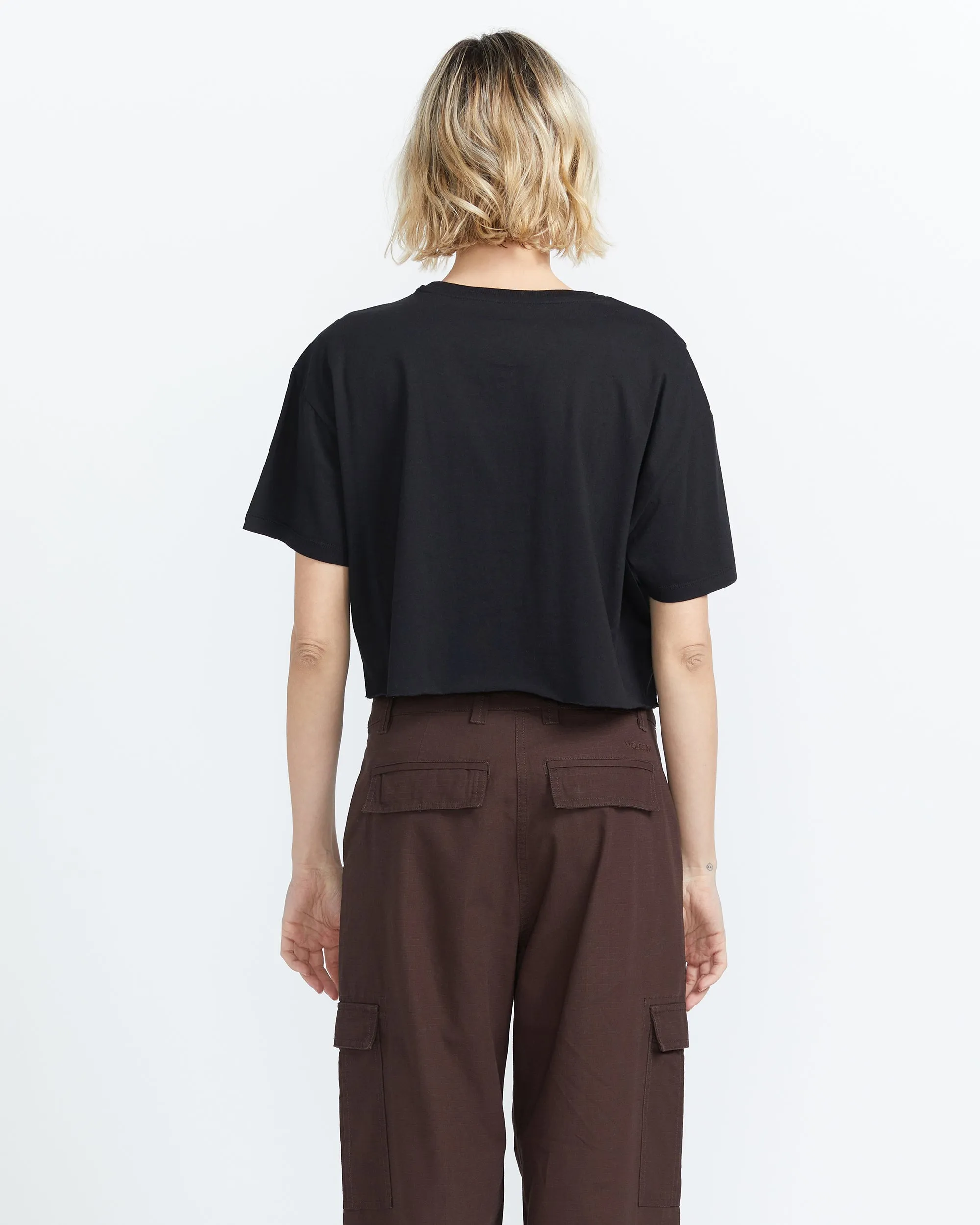 Just A Trim Short Sleeve Tee - Black
