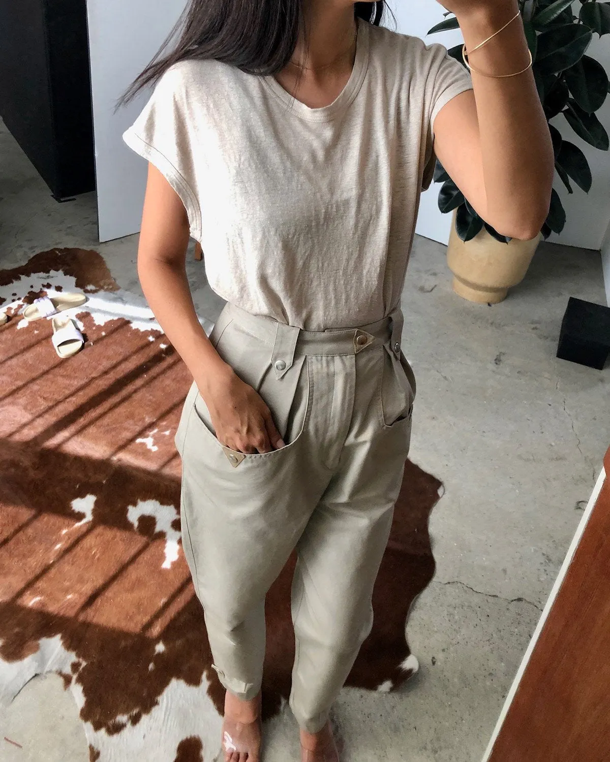 Kella Tee Shirt in Mastic