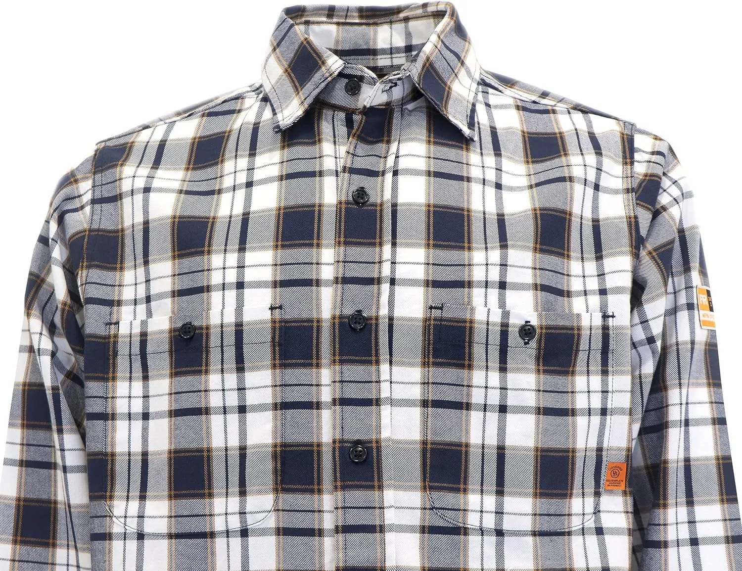 KONRECO FR Shirts for Men Button Down Flame Resistant HRC2 Men's Welding Shirts