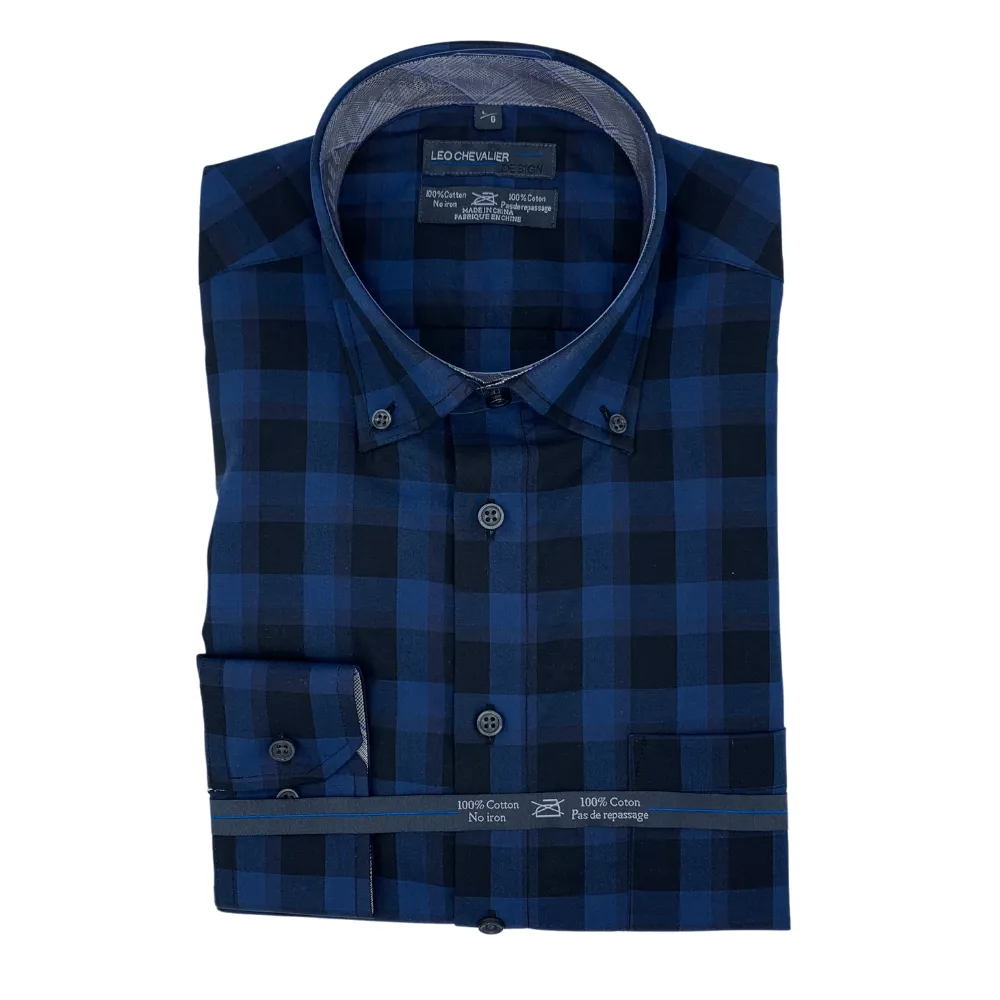 Leo Chevalier Long Sleeve 100% Cotton Non-Iron -427462 1898