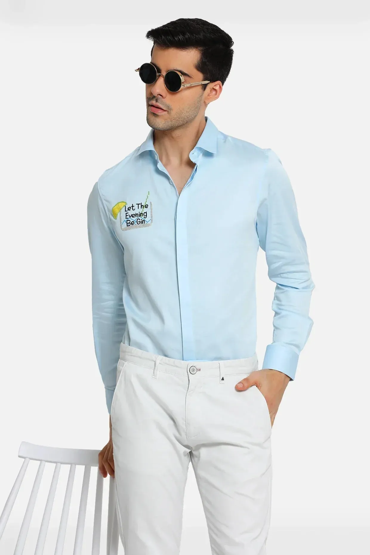 Love at First Gin - Powder Blue