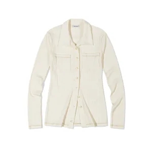 Low Classic New Jersey Pocket Shirt Cream
