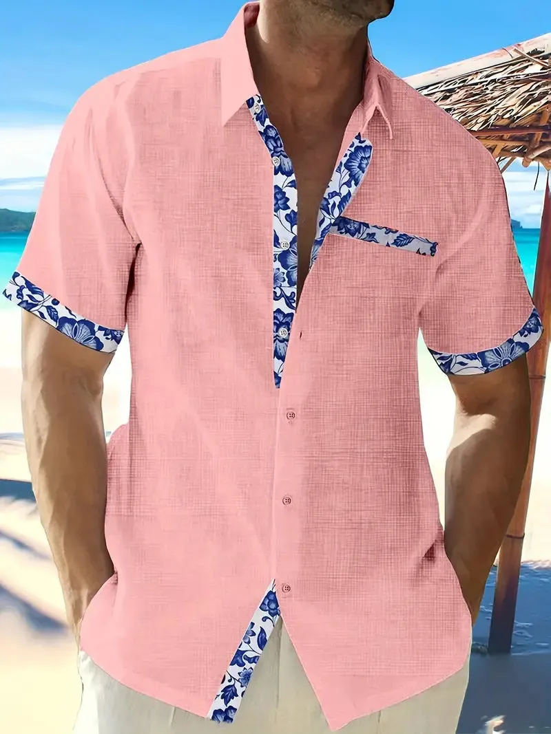Made Gents | Floral Edge Overhemd | 50% Korting!