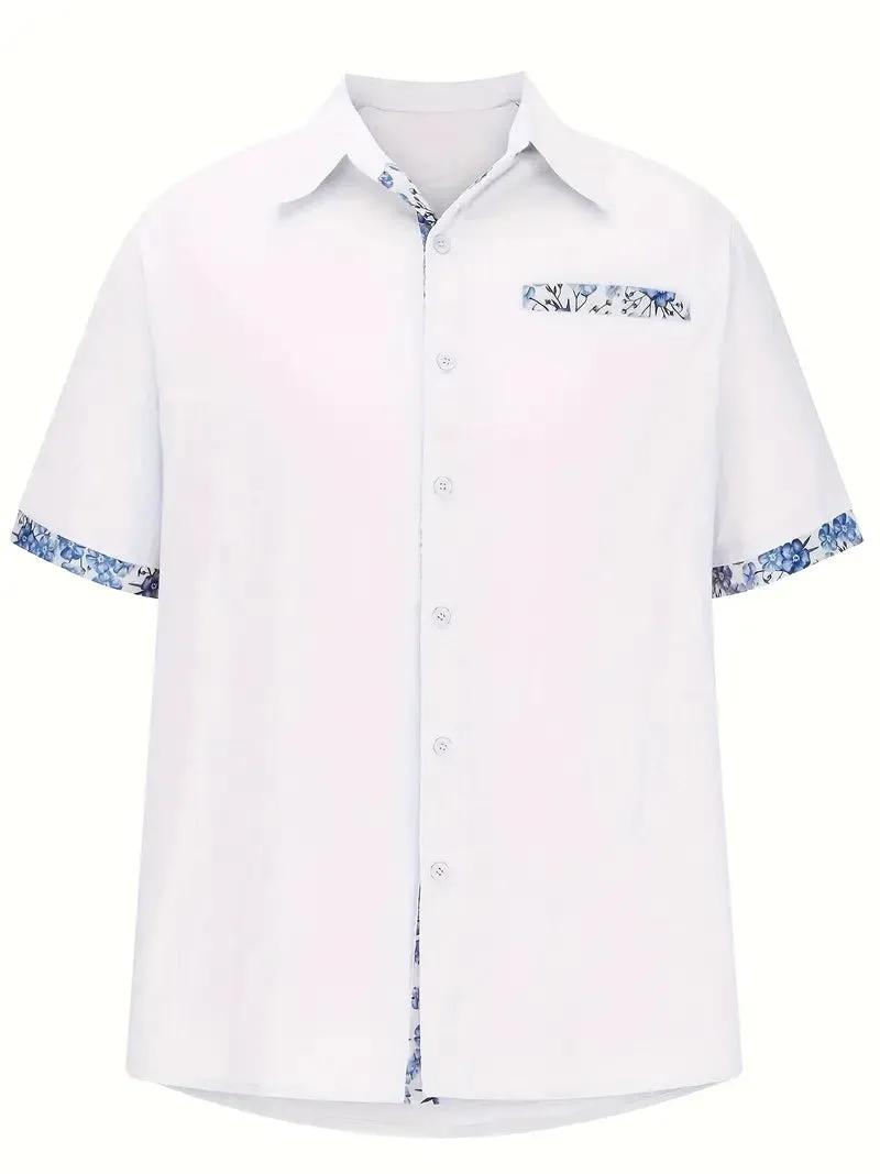 Made Gents | Floral Edge Overhemd | 50% Korting!